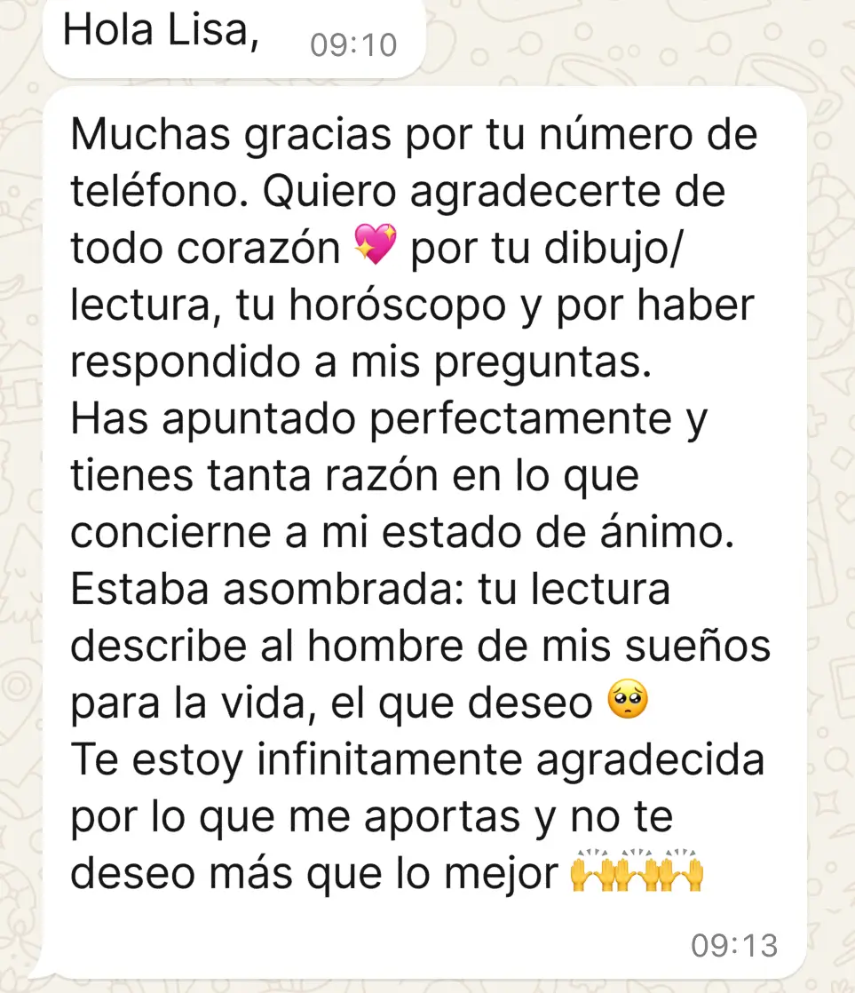 Lo que mis clientas dicen sobre mi trabajo: 1