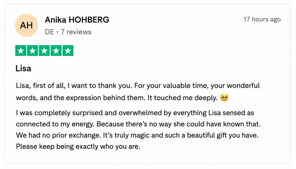What my customers say about my work: 7